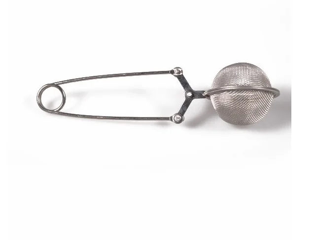 

1pcs Loose Spring Spoon Tea Mesh Ball Infuser Filter Teaspoon Squeeze Creative Strainer Metal Stainless Steel Handle Spoon