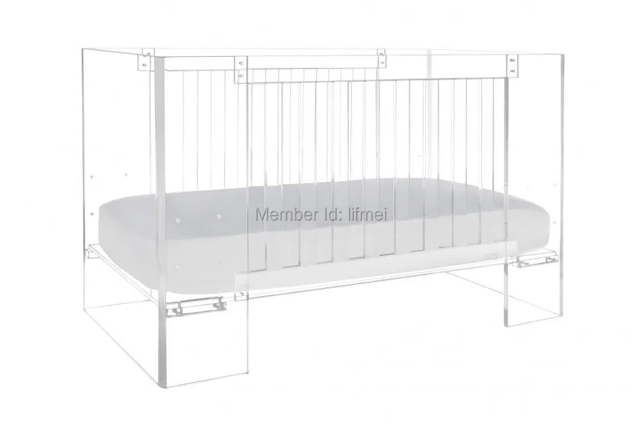 acrylic baby bed