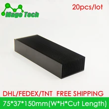 Светодиодный алюминиевый радиатор в виде пластины растут свет радиатор охлаждение Охладитель Fit транзистор IC теплопроводность светодиодный радиатор Электроника