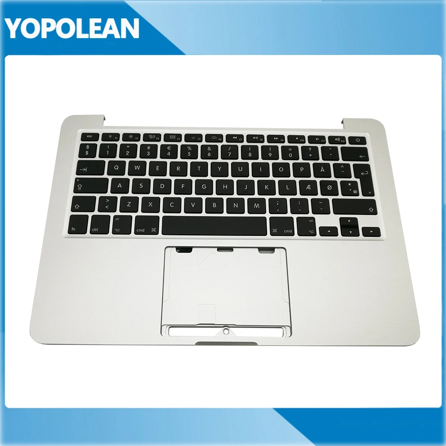 Совершенно новая клавиатура для MacBook Pro Retina 13 дюймов A1502 DK Дания Topcase Упор рук 2013 2014