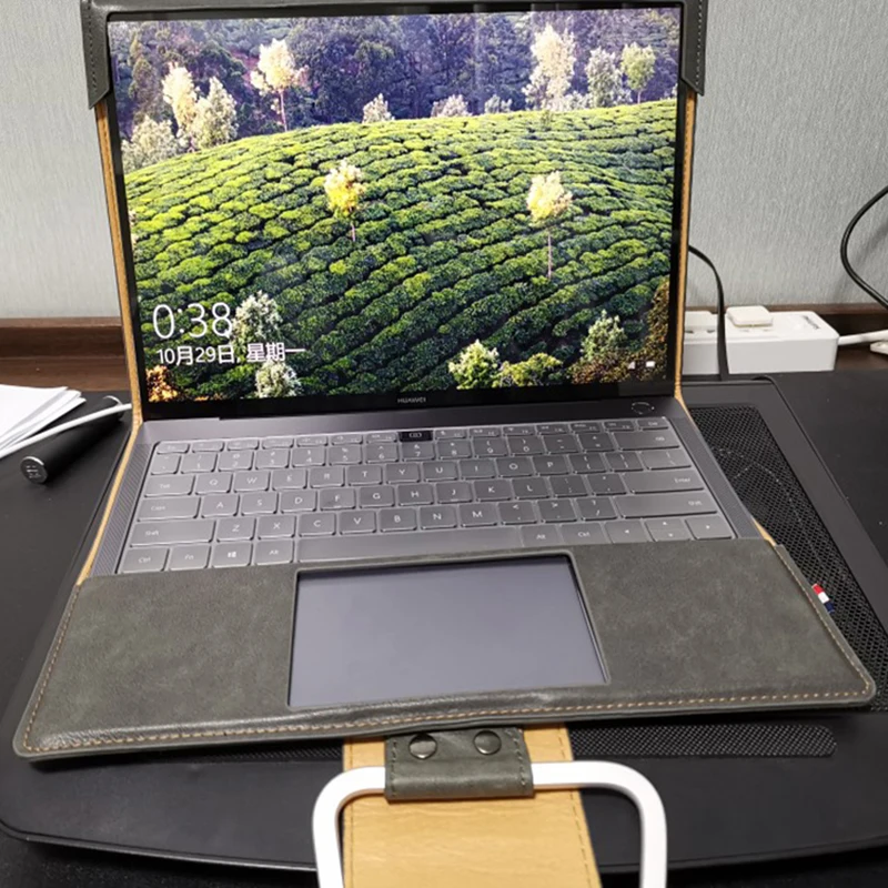 Переносная сумка рукав для ноутбука HuaWei Honor MagicBook 2019 14 чехол из ПУ MateBook 13 X Pro 9X13 D 15 6