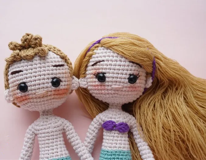 amigurumi boy doll