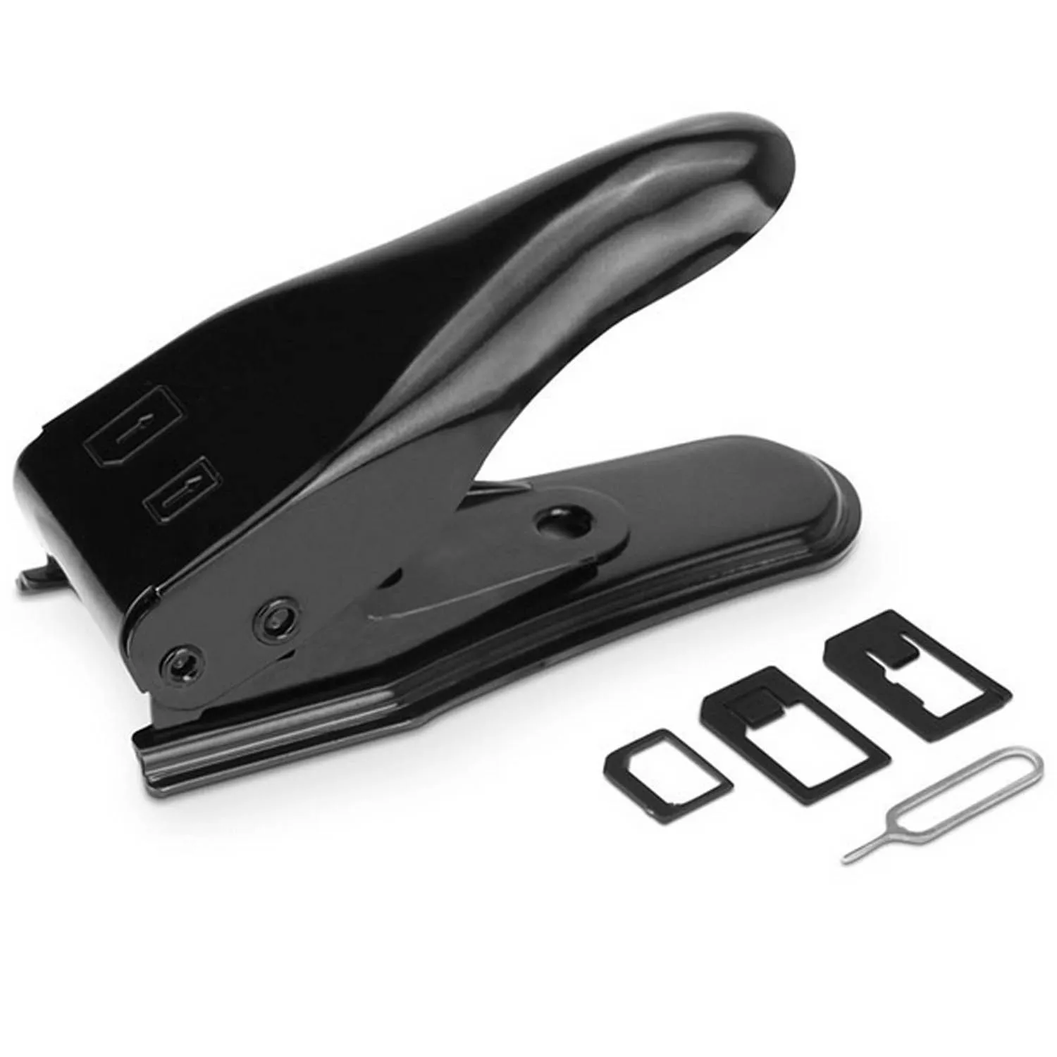 Besegad Normal/Micro SIM to Nano Card Cutter for iPhone 5 6 6s 7 plus Samsung S6 with 3 Adapter 1 Eject Pin Needle | Мобильные