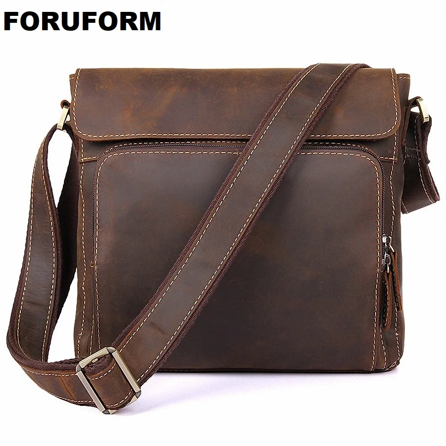 

100% Genuine Leather Men Bag men's Briefcase Fashion Cowhide Men's Messenger Bags Tote Shoulder Crossbody Bags LI-1936