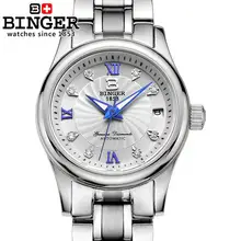 Switzerland BINGER Women’s watches luxury18K gold Mechanical Wristwatches full stainless steel Waterproof Wristwatches B-603L