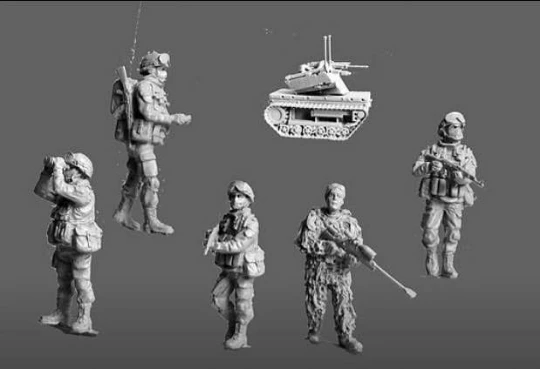 

1:72 resin figures soldiers model kit (Including tanks) Unpainted XD279