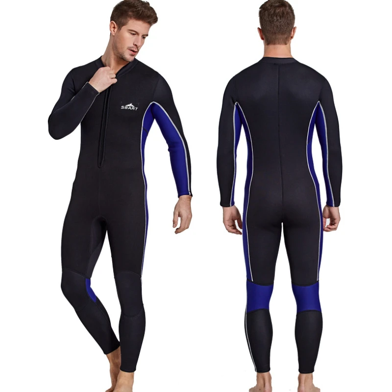 

Sbart New One-Piece Neoprene 3MM Diving Suit Winter Long Sleeve Men Wetsuit Prevent Jellyfish Snorkeling Suit Free Shipping S661