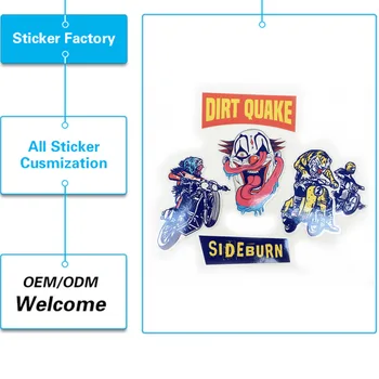 

UV protected OUTDOOR DURABLE waterproof PVC custom car decoration vinyl sticker