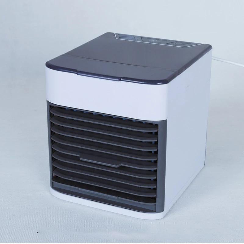 

Mini portable USB Air Conditioning summer Fan wind natural ventilator Air Cooler fans with 7 Colors LED light for Home Sarmocare