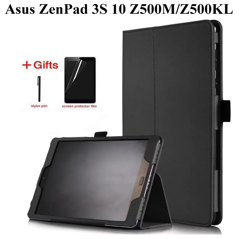 Чехол из искусственной кожи с зернистой фактурой для Asus ZenPad LITE Z500KL умный чехол