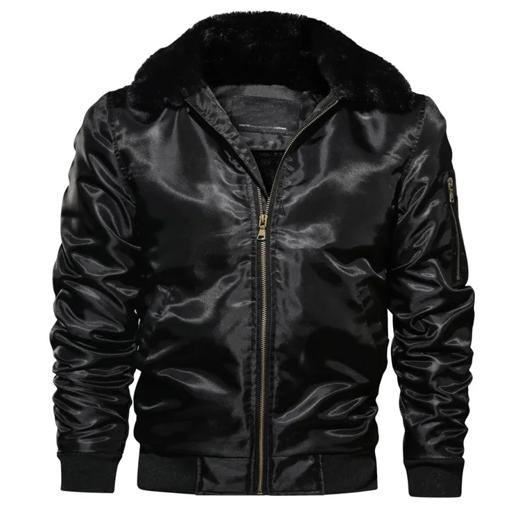 Тан для мужчин s брендовая одежда новый мужчин's куртки зима толстые куртки мотоциклиста мужской пилот курточка бомбер флис теплая