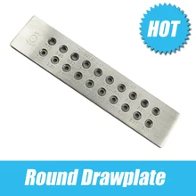 Инструменты для изготовления ювелирных изделий, круглая вольфрам-карбидная рабочая доска отверстие goldsmith Размер 5-7