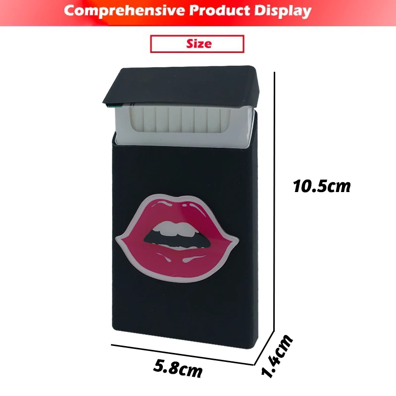 [InFour +] Эксклюзивный силиконовый чехол для сигарет 3D Monroe Slims Женский Тонкий Модный