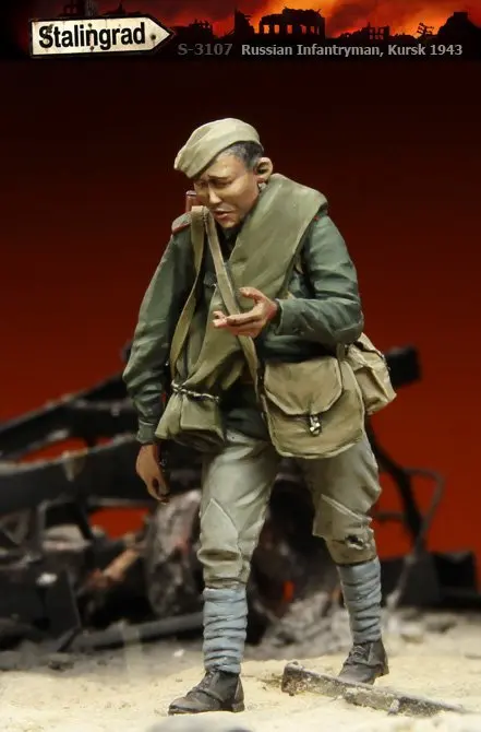 

Pre order goods-SL 3107 1/35 World War II Russian Infantry Kourek 1943 7