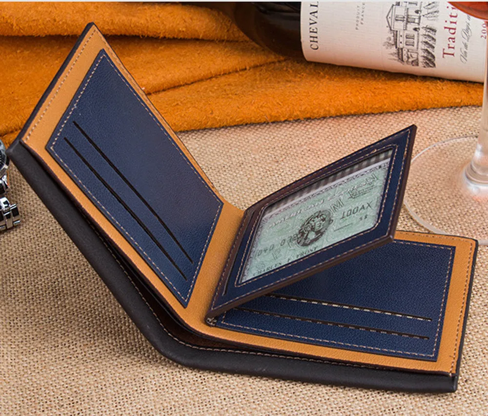 Мужской кошелек с тиснением, кошелек, карманный клатч для кредитных карт, двойной кошелек, 40