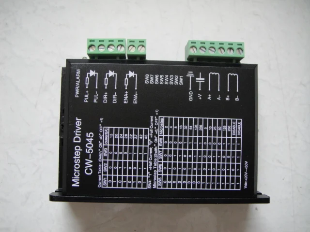 CW5045 Драйвер шагового двигателя для шагового двигателя 57/86, DC50V 4.5A шаговый драйвер