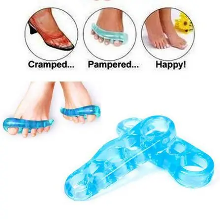 

2Pcs Silica Gel Toe Separators Stretchers Straighteners Alignment Bunion Pain Relief
