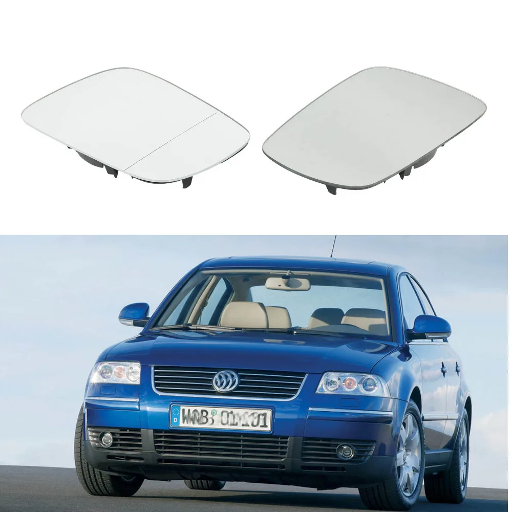 2Pcs Car Mirror Glass For VW Passat B5 1997 1998 1999 2000 2001 2002 2003 2004 2005 Car Rear