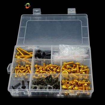 

Motorcycle Complete CNC Fairing Bolts Kit Bodywork Screws Nut For Suzuki GSXR600 GSXR1000 GSXR1100 GSXR1100W GSX-R600 GSX-R1000
