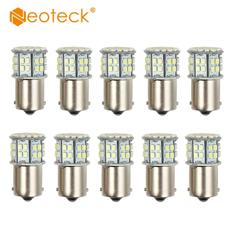 Neoteck 10 шт. светодиодные лампы 50 светодиодов холодный белый DC 12 В 3 Вт лампа глобус