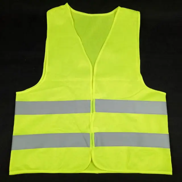 2018 Vest Clothing Traffic Motorcycle Night Rider Fluorescent Safety Security Visibility Reflective Cycling Outdoor Sports