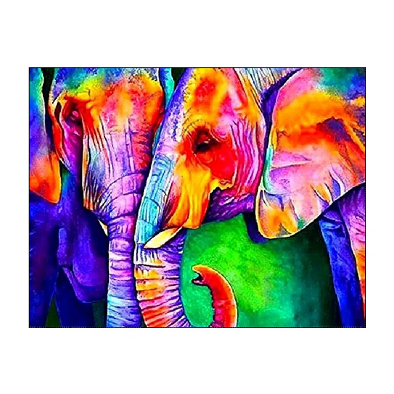 

5D DIY Diamond Embroidered Cross Stitch Cartoon Animal Round Diamond Mosaic Diamond Painting Decoration