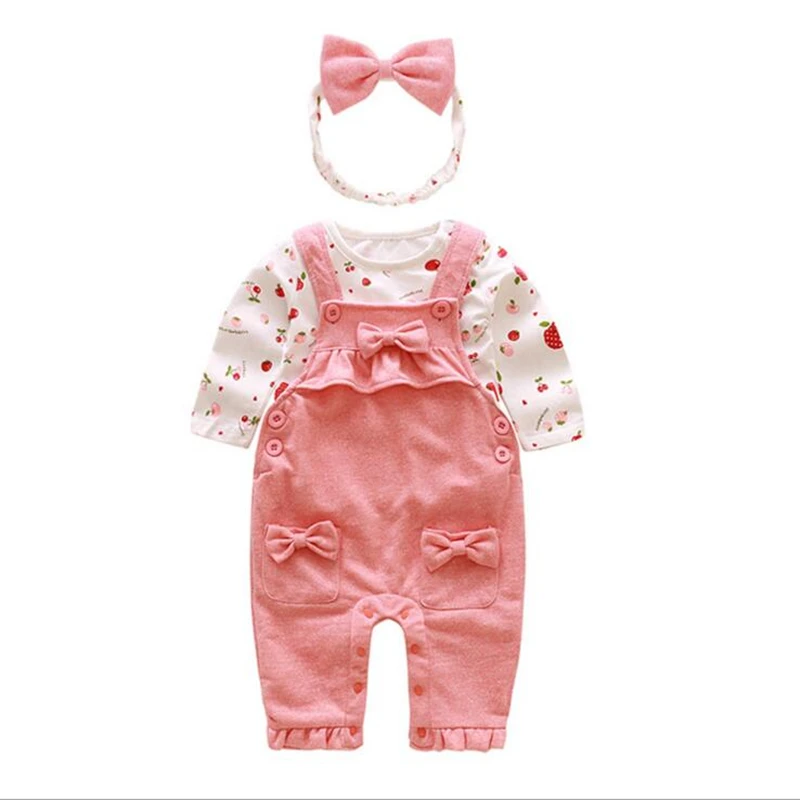 Newborn Baby Girl Clothes Braces Spring Autumn Cotton Set Children Baby Girl Clothes Long Sleeve Baby Set 3 Pcs Kids Clothes Newborn Baby Girl Clothes Braces Spring Autumn Cotton Set Children Baby Girl Clothes Long Sleeve Baby Set 3 Pcs Kids Clothes
