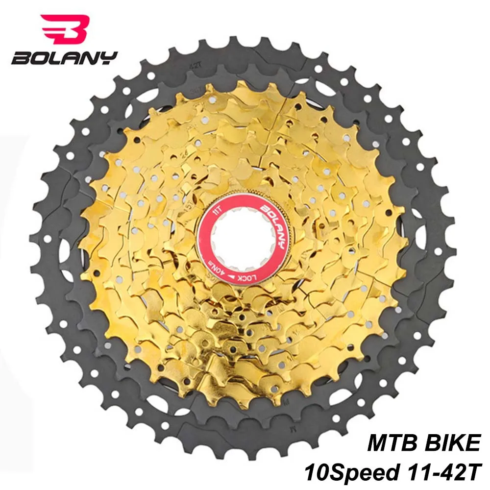 10 Speed Freewheel Mountain Bicycle Bike MTB 11-42T Cassette Flywheel Sprockets