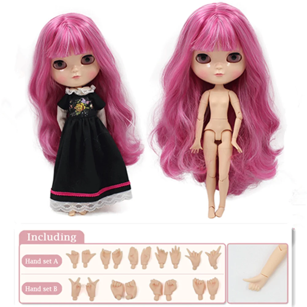 Premium 1/6 Scale Icy Doll with Soft Hair & Extra Hand Set - Makeup Edition