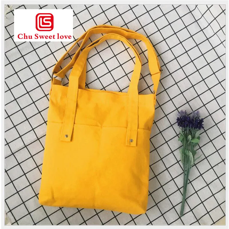 

Simple canvas bag new fashion ladies shoulder bag multi-function travel handbag Messenger bag