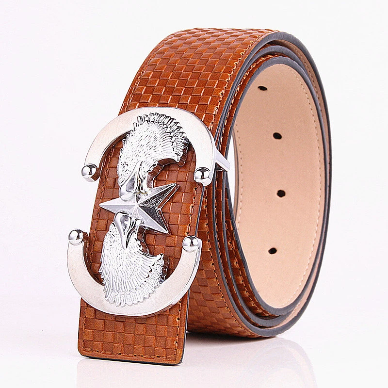 2017European-Style-Luxury-Brand-Name-Designer-Plaid-Pattern-Genuine-Leather-Belt-Men-Women-New-Fashion (1)