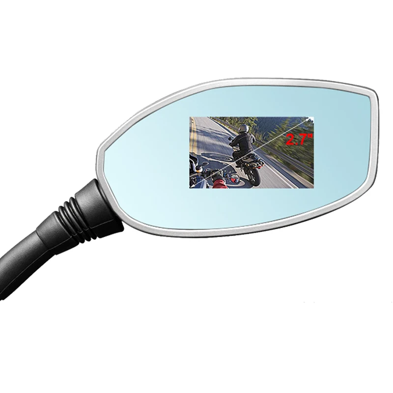 E ACE камера мотоцикла DVR Dash Cam мотоцикл зеркало заднего вида цифровой
