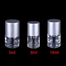 1 шт 5/8/10 мл прозрачные Стекло Стеклянные Бутылочки для лака для бутылок с кисть с колпачком для ногти "сделай сам" Портативный Красота косметический инструмент