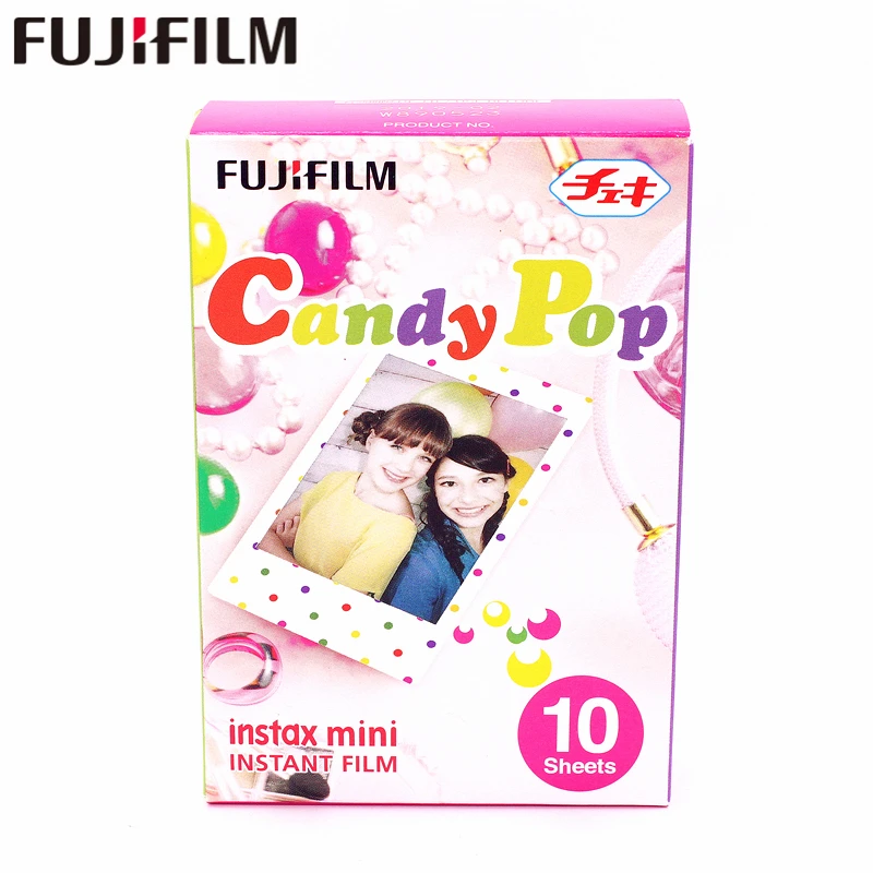 

Original Fujifilm Fuji Instax Mini 8 Candy Pop Film 10 Sheets For 7 8 9 50s 7s 90 25 Share SP-1 SP-2 Instant Cameras