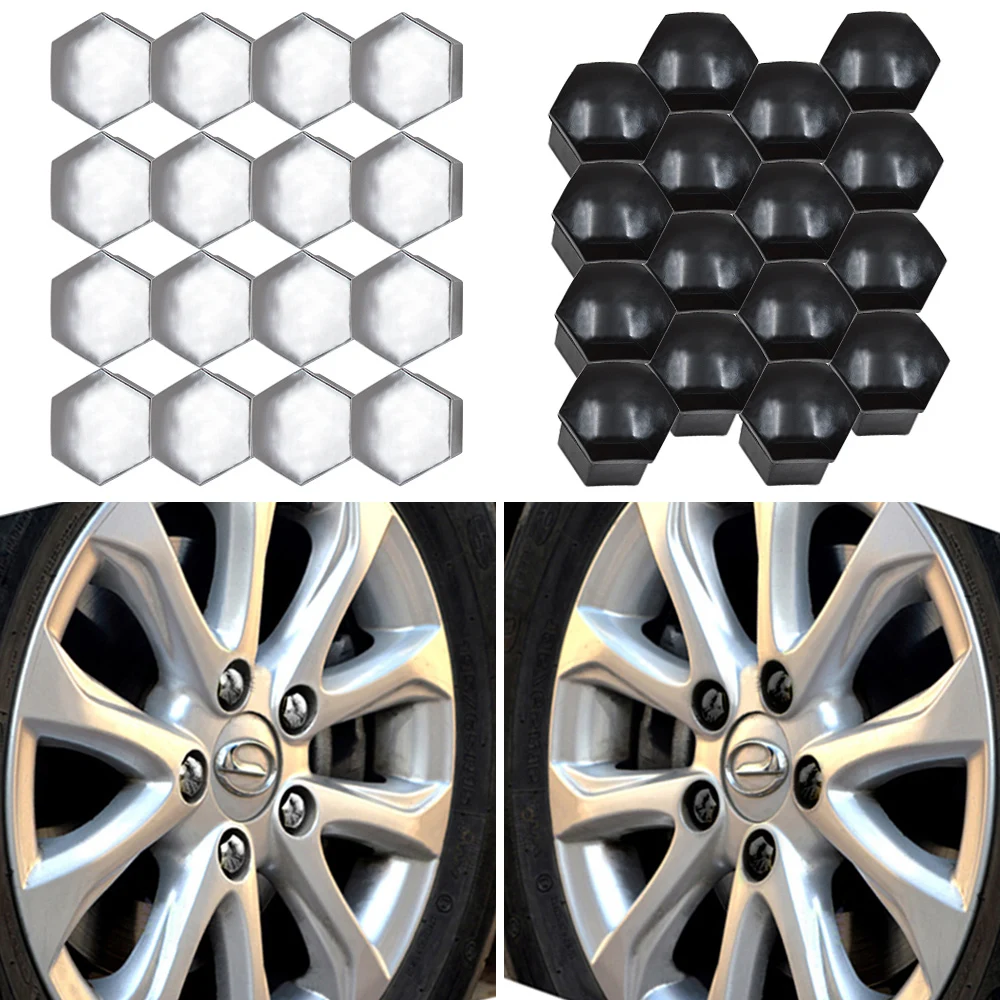 Buy 20Pcs 17mm/19mm Car Auto Wheel Nut Lug Hub Covers