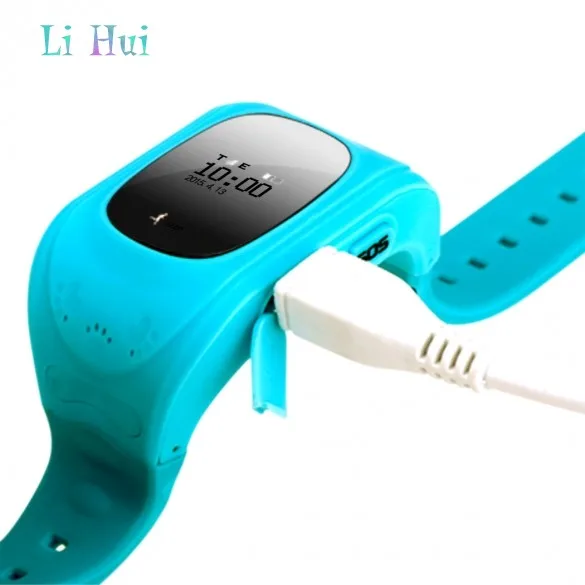 GPS Tracker Watch For Kids SOS Emergency Anti Lost Bracelet Wristband Q50 smart watch Wearable Devices OLED scree Children watch