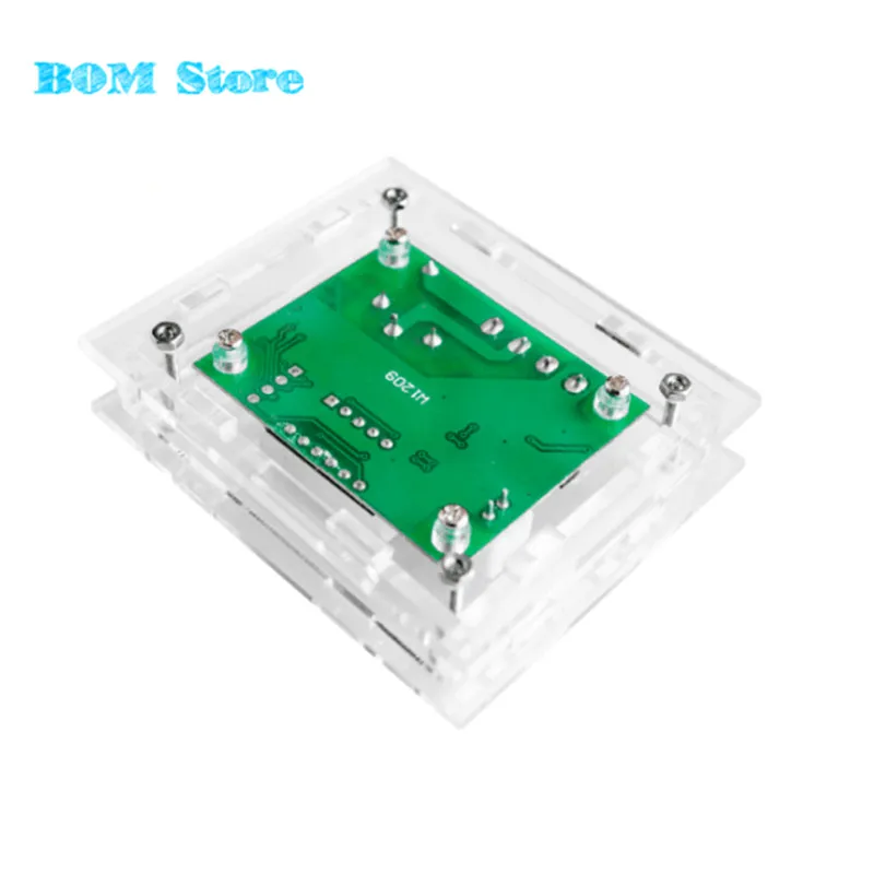 W1209 DC12V cool temp thermostat temperature control switch temperature controller Acrylic Box only the box ,no with thermostat (2)