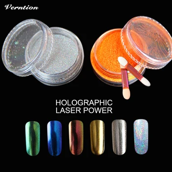 

\Verntion Powder for Nails Chrome Nail Powder Nail Art Chrome Pigment Vtirka Mirror Powder Nails Glitter Polish