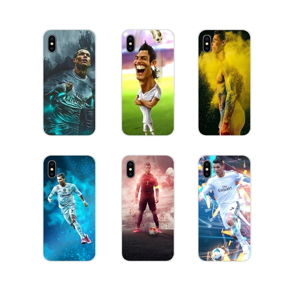 

For Xiaomi Mi6 A1 5X 6X Redmi Note 5 5A 4X 4A 4 3 Plus Pro pocophone F1 Accessories Phone Shell Covers cr7 cristiano ronaldo