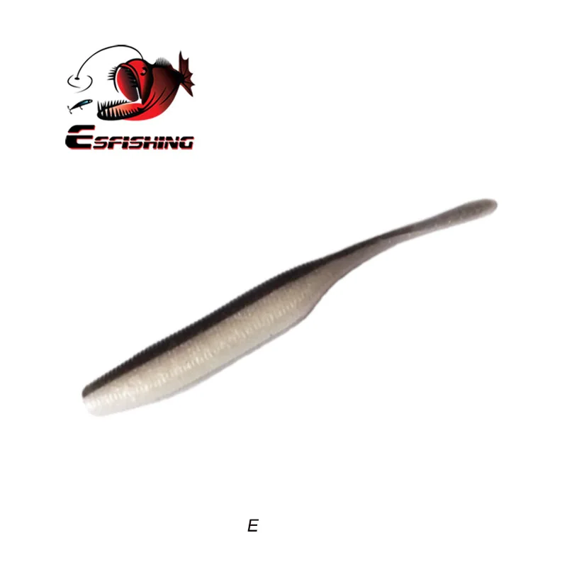 Рыболовные приманки ESFISHING Drive Shad, 125 мм, 7,8 г, 5 шт., рыболовные приманки для ловли карпа, набор Iscas, искусственные приманки для ловли на крючок, спиннербейт - Цвет: E