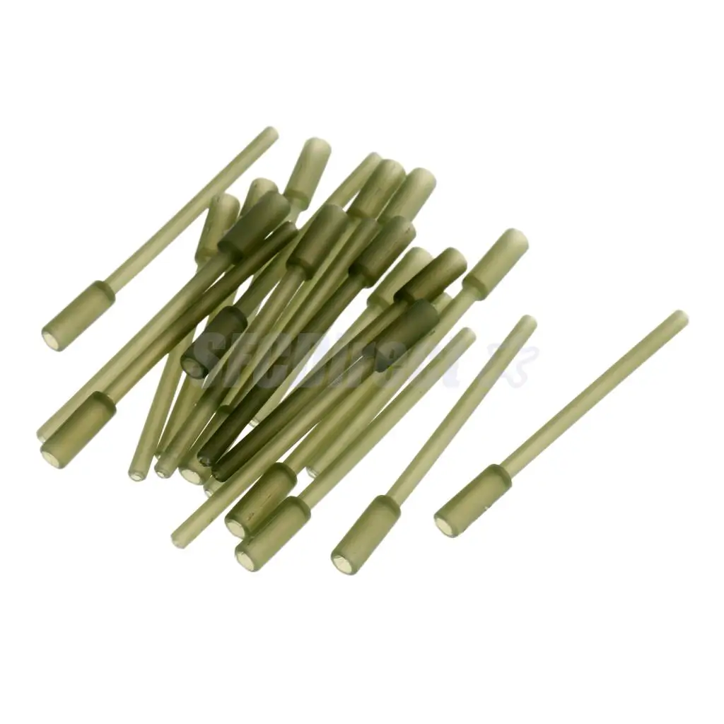 10/20/30pcs Carp Fishing Hard Inline Lead Inserts Shockleader Sleeve Making Equipment Deep Zone Teriminal Tackle