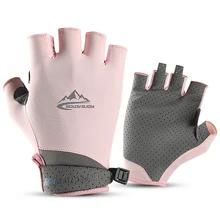Half Finger Golf Gloves Absorbent Cooling Ice Gloves UV Protective Golf Cycling Fishing Fitness Gloves for Men Women
