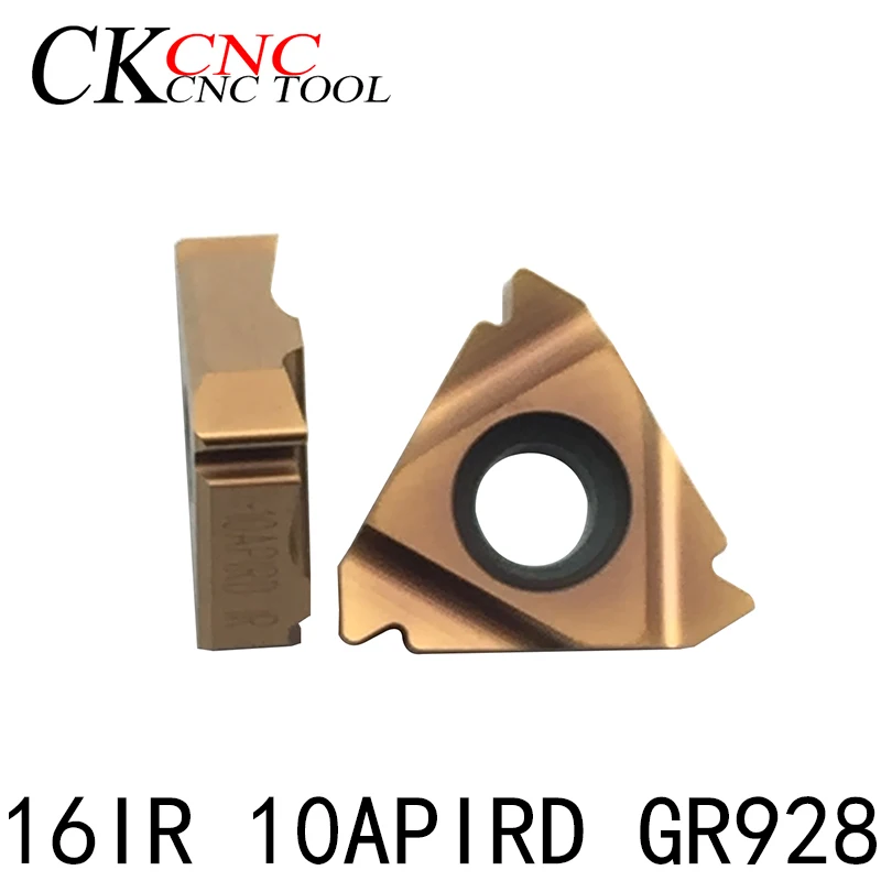

10pcs 16IR 10APIRD GR928 High quality Carbide threaded insert CNC tool Hard Alloy insert carbide cutting tool