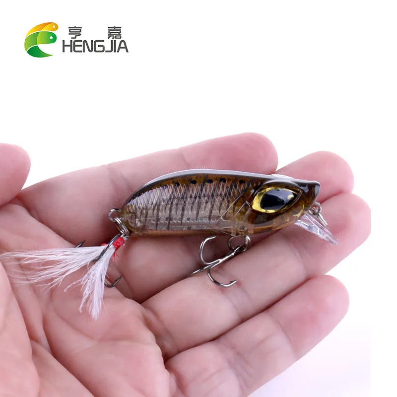 HENGJIA 1 шт. Crankbait рыболовные приманки магнит внутри искусственная приманка isca 5,5 см г 8 г перо крюк медленно тонущий жесткая рукоятка