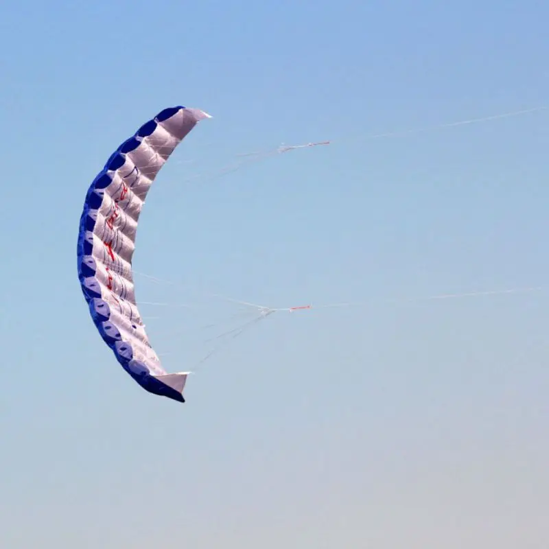 Парафойл нейлоновый спортивный воздушный змей для путешествий парапланерный кайтсерф спортивная игрушка для взрослых парашют двойная линия трюк воздушный змей парапенте аксессуар