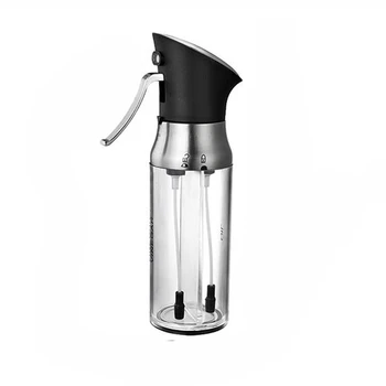 

2-in-1 Olive Oil Sprayer Barbecue Spray Bottle Portable Stainless Steel Spray Fine Bottle For Bbq Seasoning Tools Kitchen