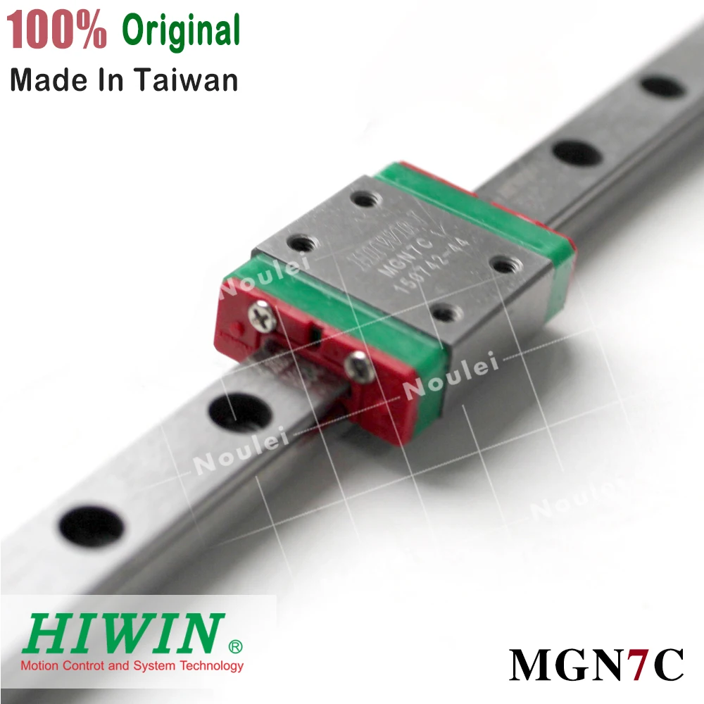 

HIWIN MGN7C slider stainless steel sets with 70mm 100mm MGN7 linear guide rail for 3d printer parts