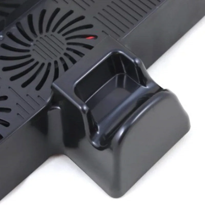 Console Ventola di Raffreddamento, 3-in-1 Stazione di Regolatore di Carica Stand di Raffreddamento con USB Cavo di Ricarica per Microsoft Xbox 360 Slim 360 S - immagine 2