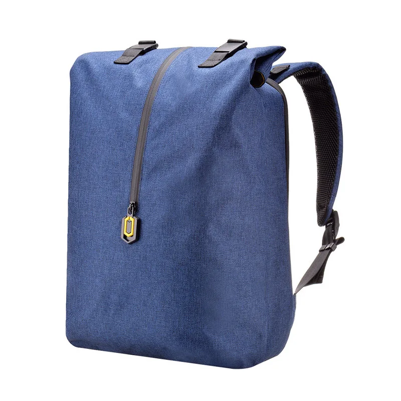 Xiao mi 90 забавный рюкзак для отдыха mi 14 дюймов Повседневный дорожный рюкзак для ноутбука Студенческая школьная сумка серого и синего цвета - Цвет: Blue