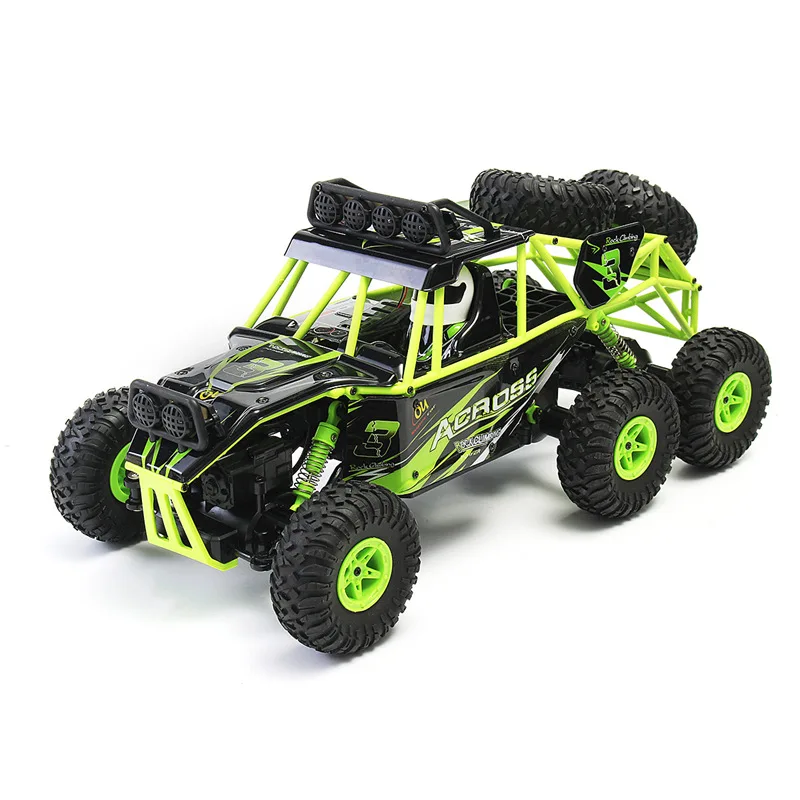 rc car going across water